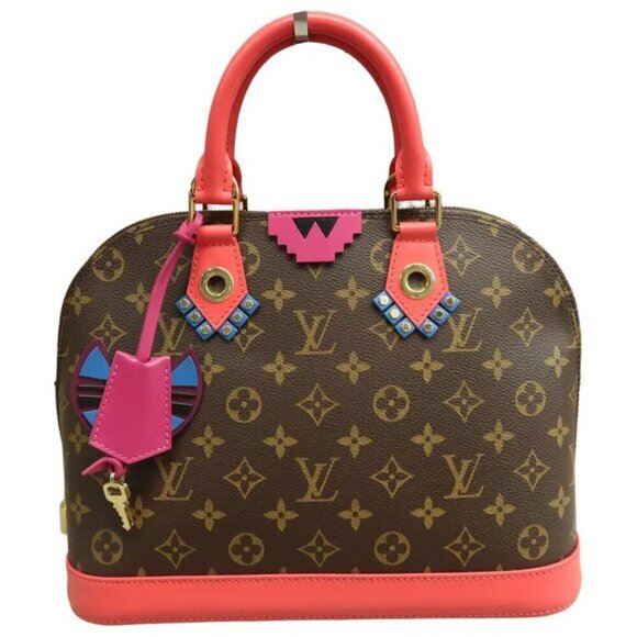 100% Authentic Louis Vuittion Alma Brown Monogram leather Tote 1579-08424 - Picture 1 of 12